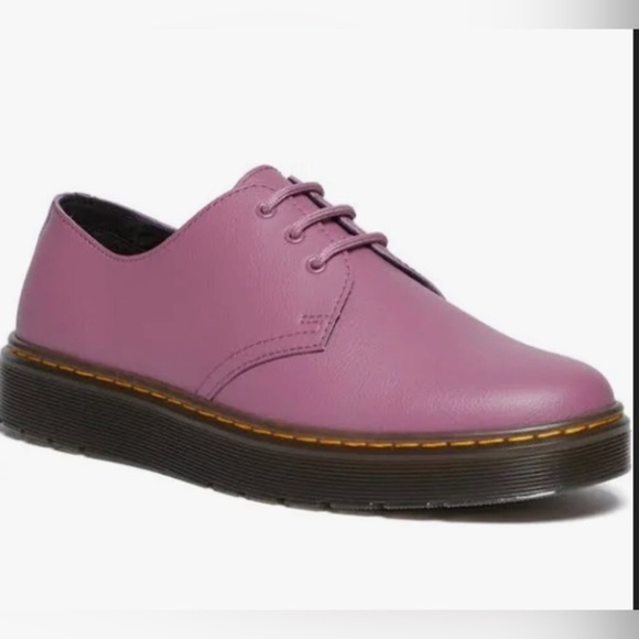 Dr. Martens purple Zavala Lo Oxford lace up low platforms size 9 brand new - Picture 7 of 8